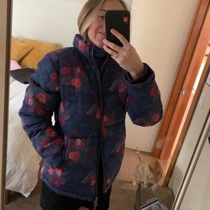 Sundance floral puffy jacket